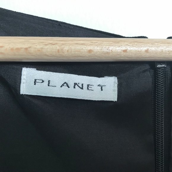 Vintage 90s Short Sleeve Black Dress - Picture 3 of 5